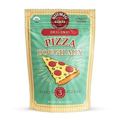 Nutmeg State Pizza Company Organic Pizza Dough Mix - Makes 3 Crusts for Homemade Pizzas