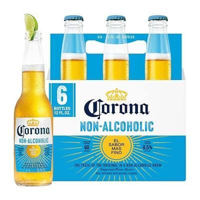 Corona, Malt Beverage Mexican Import Brew, Bottles, less than, 12 Fl Oz, 6 Count