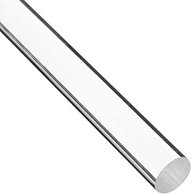 Acrylic Lucite Dowel - 7/8”W x 24”L - for DIY Projects, Crafts & More - Durable & Sturdy Material - 22mm x 610mm - One Rod - Clear