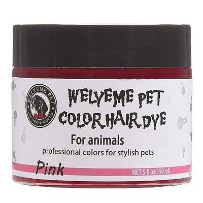 Dog Hair Dye - Permanent, Professional, Bright Pink Color for Dogs and Horses