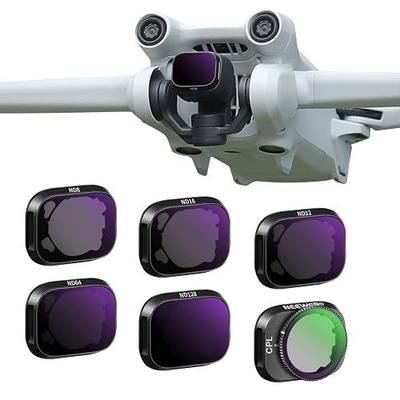 NEEWER ND Filter Set Compatible with DJI Mini 3 / Mini 3 Pro, CPL ND8 ND16 ND32 ND64 ND128 Neutral Density Filter Drone Video Photography Accessories, 6 Pack