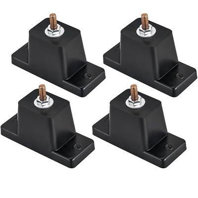 4 Pack Rubber Vibration Isolator Mounting Bracket for Air Conditioner Condenser Mounting Bracket for Outdoor Mini Split