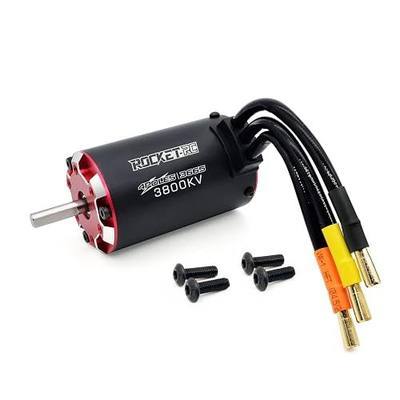 Surpass Hobby 3665 3800kv Brushless Motor 4 Pole Brushless Motoer with Temperature Sensor for 1/10 Scale Car Truck