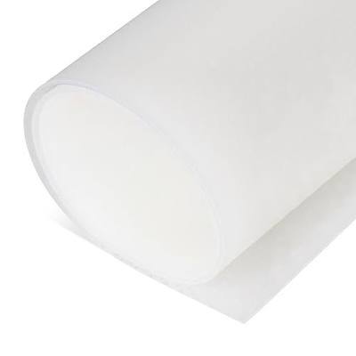 Exactly Rubber - Translucent Silicone Sheet, 50A Durometer Rubber Sheet, Semi Clear Silicone, Resistant -80 to 450°F, Food-Grade Silicone Placemat, 450% Elongation, Made in The USA, 1/32 x 9” x 12”
