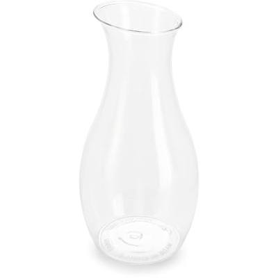 Carlisle Plastic Carafe, 1 L, Water, Juice and Wine, Clear, 12-Pack