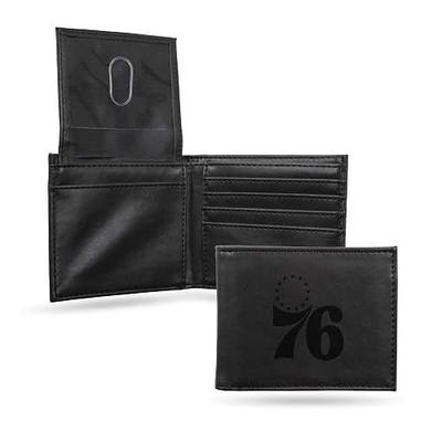 NBA Rico Industries Laser Engraved Billfold Wallet Laser Engraved Bill-fold Wallet - Slim Design - Great Gift
