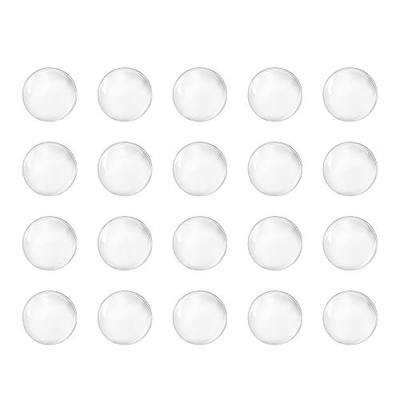 uxcell 8mm Solid Round Clear Glass Ball Boiling Stones Soda Lime Glass Beads 100pcs