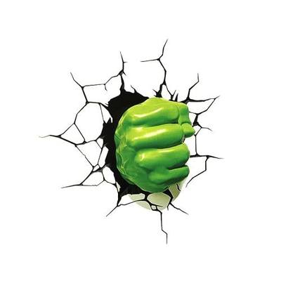 Hulk 6.7" 3D Green Vinyl Car Stickers Die-Cut Waterproof Auto Decals