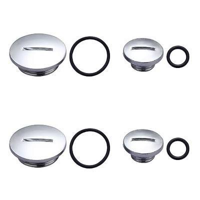 2 Set of Quad Engine Stator Side Cover Caps with Seals 50cc 70cc 90cc 110cc 125 Cc Side Engine Cover Cap Fit for ATV BMS Roketa Taotao SunL Coolster