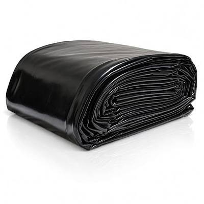 Polyguard PolyGuard PVC 12 ft. x 15 ft. - 20-Mil Pond Liner, PGPVC12X15, Black | Cost-effective, versatile, highly flexible, weather-resistant, fish-safe, easy to install