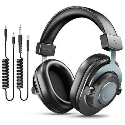 FIFINE H8 Studio Monitor Headphones for Recording, 3.5mm/6.35mm Jack | Studio-grade 50mm Drivers, Easy Detachable Cables, Passive Noise Canceling, Lightweight build, for PC/Mixer/Amplifier