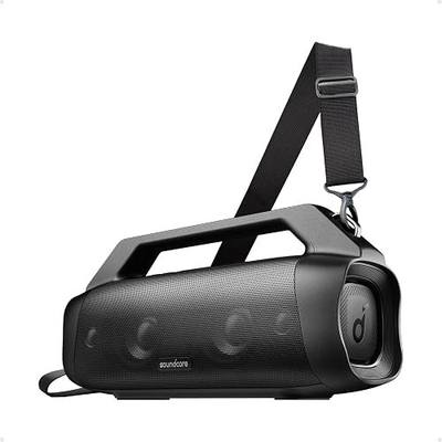 Soundcore Motion Boom Plus Outdoor Speaker with 80W Booming Sound, 20H Playtime, IP67 Waterproof and Dustproof, Type-C, Custom EQ, Bluetooth 5.3, Portable Bluetooth Speaker (Renewed)
