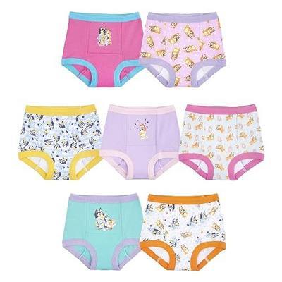 Bluey Amazon Exclusive 7-Pack Potty Training Pants with Stickers and Success Chart, Sizes 18 M, 2T, 3T & 4T