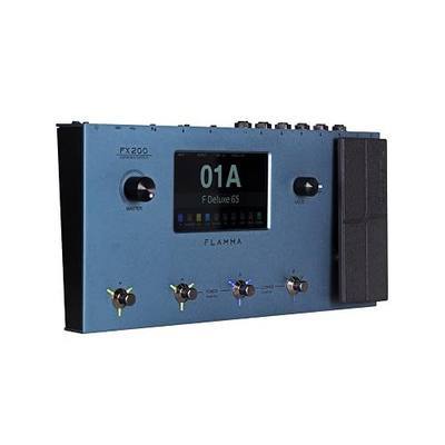 FLAMMA FX200 Multi Effects Guitar Processor with 5” LCD Touch Screen Programmable MIDI Port Extensive I/O Support Modules Order Changing USB Audio Recording 58 Preamp Models 30 Cabinet Simulations