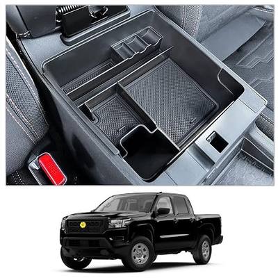 CDEFG for 2022 2023 2024 2025 2026 Nissan Frontier Center Console Organizer | for 2026 2025 Nissan Frontier Armrest Storage Box 2022-2025 2026 Frontier Pickup Truck Accessories Middle Console Tray