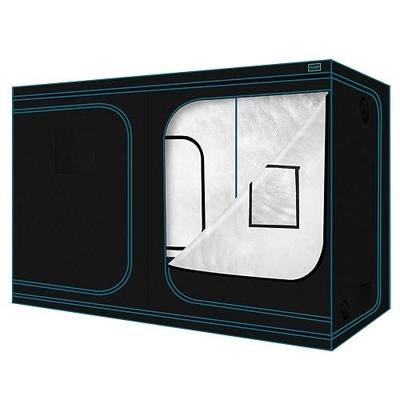 Hydroponic Mylar Water-Resister Grow Tent Reflective Garden Growing Dark Room with Observation Window, Removable Floor Tray and Tool Bag for Indoor Plant Growing (120“X60”X80“)