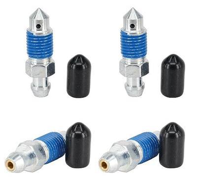 4-Piece Speed Bleeder Kit - Quick Bleeders with Dust Caps, 3/8"-24 x 32.6mm, H9402-4, 12701, 13901, 6858, 639590,639600