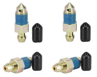 4-Piece Speed Bleeder Kit - Quick Bleeders with Dust Caps, M10x1.0-31.7mm