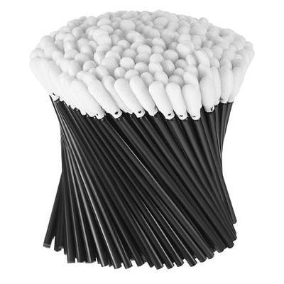 Zhengmy 500 Pieces Swabs Sponge Tip Swabs Foam Tip Sticks for Inkjet Printer Print Head, Camera Lens, Optical Equipment 3.66 Inch(Black)