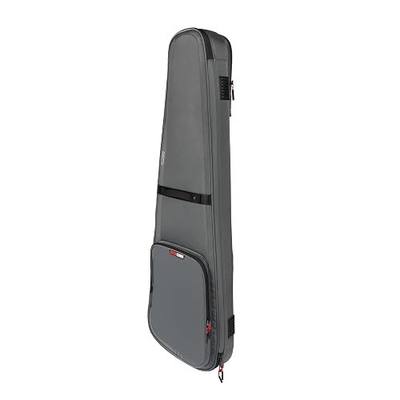 Gator Cases ICON Series Premium Weather Resistant Gig Bag for Bass Guitars with TSA Luggage Lock-Friendly Zipper Pulls; Grey(G-ICONBASS-GRY)