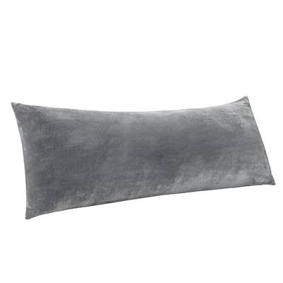 BEDELITE Body Pillow Cover with Zipper Closure, Super Soft and Cozy Fuzzy Fleece Body Pillowcase 20 x 54 Inches, Luxury Fluffy Plush Long Body Pillow Pillowcase for Fall and Winter(Gray) | Body Pillow Pillowcase, Super Soft and Cozy Fuzzy Fleece, Luxury Plush Long Pillowcase, Versatile Comfort for A