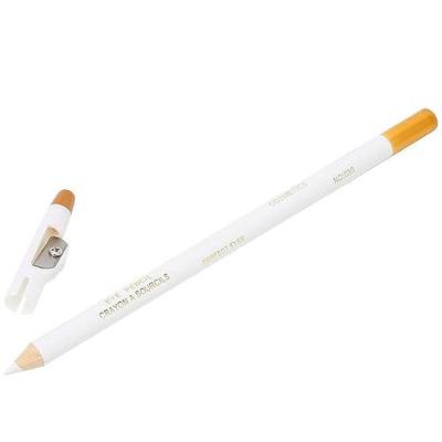 Beard Lineup Pen,ANGGREK White Hairline Pen Professional Beard Pencil Filler Household Beard Pencil Liner Shaping Styling Tool(White)
