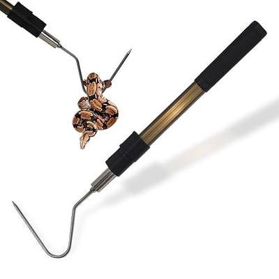 41.6" Snake Hook Reptile Catcher Stick Tongs Rattlesnakes Grabber Pick-up Handling Tool Kit for Catching Controlling or Moving Python Copperhead