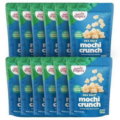 Sun Tropics Mochi Snack Bites, Sea Salt, Dairy Free, Gluten Free, 3.5 Oz (Pack of 12)