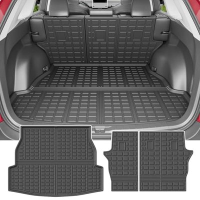 powoq Cargo Mat & Backrest Mats Compatible with 2019-2025 Toyota RAV4