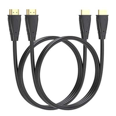 MOSIMLI HDMI Cable 3FT, 10-Pack, 4K@60Hz UHD, High Speed HDMI 2.0 Cable Male to Male Adapter for ARC & CL3 Rated for Soundbar, Laptop, Monitor, PS5, PS4, Xbox One, Fire TV, etc
