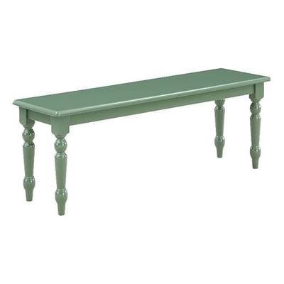 Boraam Windsor Backless Dining Bench - Equistian Green