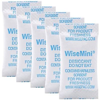 Wisesorb Silica Gel Packets, 0.5 Gram 200 Silica Packets, Food Grade Dessicant, Dessicant Packs, Silica Gel for Food, Moisture Packets for Food Storage