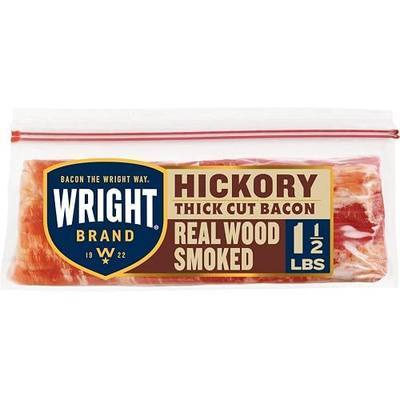 Wright, Hickory Thick Cut Bacon, 24 oz (Prop 12 Compliant)