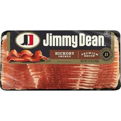 Jimmy Dean, Hickory Smoked Bacon, 12 oz (Prop 12 Compliant)