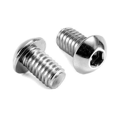 1/4-20 x 1/2" Button Head Socket Cap Bolts Screws, 20Pcs 304 Stainless Steel 18-8, Allen Hex Drive, Bright Finish by SG TZH(with Hex Spanner)