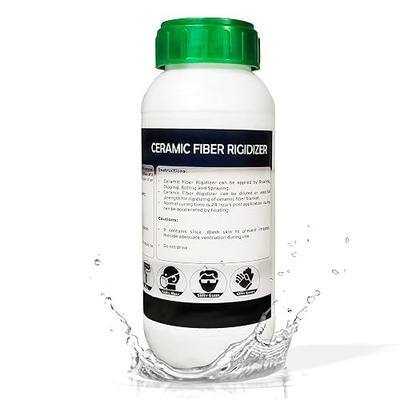 Rigidizer for Ceramic Fiber Coating, 2300F Rated, 16 Oz Rigidizer | Fireproof Insulation Surface Coating for Ceramic Fiber Blanket Boards Wool