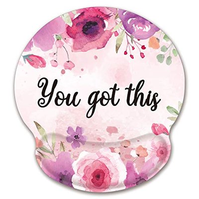 Audimi Mouse Pad with Wrist Rest Support Mouse Mat Non-Slip Rubber Base for Laptop PC Office Working Gaming (You Got This)