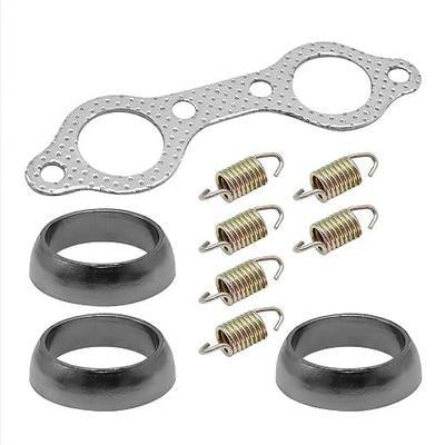 Exhaust Pipe Donut Gasket Replacement for Polaris Ranger XP 800 4x4 EFI 2010-2012G, Manifold Gasket + Seal + Spring