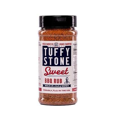 Tuffy Stone Sweet BBQ Rub | 6x World Barbecue Grand Champion | Honey-Infused BBQ Seasoning | Perfect Pork, Chicken & Rib Rub | 10 oz Shaker