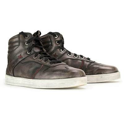 Milwaukee Leather MBM9152 Men's Black Leather High-Top Biker Riding Waterproof Shoes Reinforced w/Ankle Support