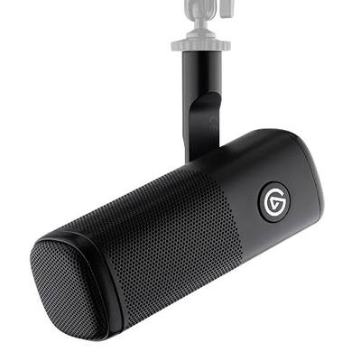 Elgato Wave DX Dynamic XLR Microphone, Cardioid Pattern | Speech-optimized capsule, Room noise rejection, No signal booster needed, Swivel mount included, Broadcast-ready