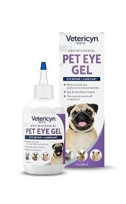 Vetericyn Plus Pet Eye Gel | Dog and Cat Eye Ointment Alternative to Lubricate and Relieve Eye Irritations and Abrasions, Reduce Symptoms of Pink Eye in Dogs and Cats. 3 ounces