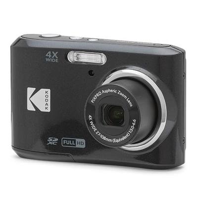 KODAK PIXPRO FZ45 16MP Compact Digital Camera, 4X Optical Zoom, AA, Black | 1080p Full HD Video, 27mm Wide Angle Lens, 2.7 Inch LCD, Point and Shoot, Digicam, Travel and Family Photos