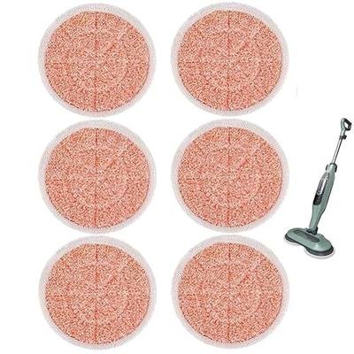 Steam Mop Replacement Pads for Shark Steamer S7001 s7020 s7000amz s7000 s7001tgt s7201 s8201 S7005 s8001 Series Rotating Steam Scrubber,Scrub Sanitize at The Same,Round Scrubbing Mop Replacement Pad