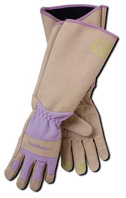 MAGID Professional Rose Pruning Thornproof Gardening Gloves with Extra Long Forearm Protection for Men - Puncture Resistant