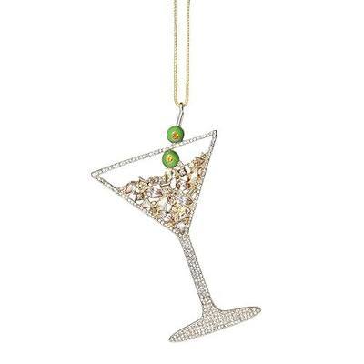 Christmas Martini Ornaments | Christmas Decor Hanging Ornaments for Tree Decorations,Keepsake Gifts for Sisters Mom Grandma Women