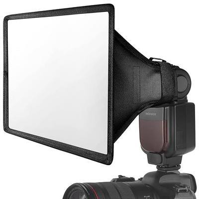NEEWER Flash Diffuser Light Softbox 11" x 8", Universal, Collapsible with Storage Pouch Compatible with Canon Nikon Sony Godox Yongnuo NEEWER speedlight