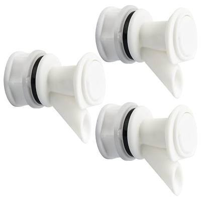 Push-Button Spigot Cooler Spigot Replacement, Compatible with Igloo 2-10 Gallon Water Coolers, Durable Beverage Jugs Spigot (3 Pack)