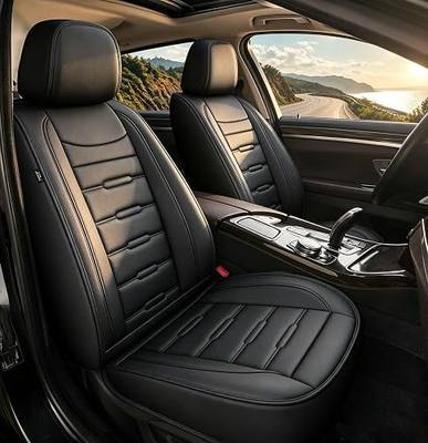 AOMSAZTO Full Set Seat Covers for Mitsubishi Outlander Sport 2011-2026 | Waterproof Faux Leather,Scratch Resistant,Easy to Install & Wipe Clean,Airbag Compatible,Car Seat Protector,Black