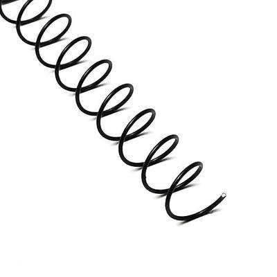 Rayson 7.9mm Spiral Wire Coil for Binding, 4:1 Pitch, 48-Loops, 5/16" Coils Metal Comb Binding 40 Sheet Capacity, Black Color & Pack of 100
